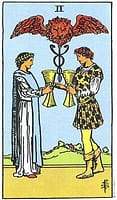 two of cups tarot